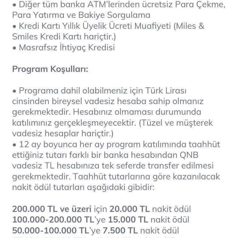 QNB Finansbank Kampanya Mağduriyeti