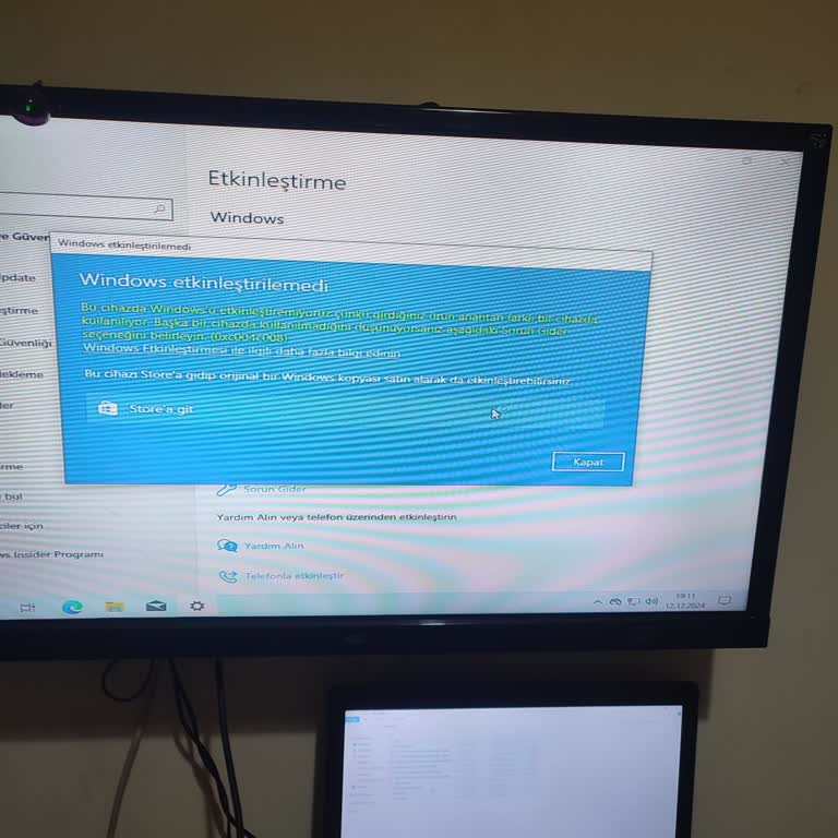 Kullanılmış Windows 10 Home KEY İle Karşılaştım Kimse Dönüş Yapmıyor