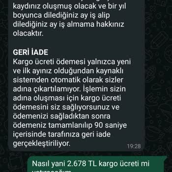Kargo Ücreti Hakkında Yanıltıcı Bilgilendirme Ve Haksız Dava Tehditleri