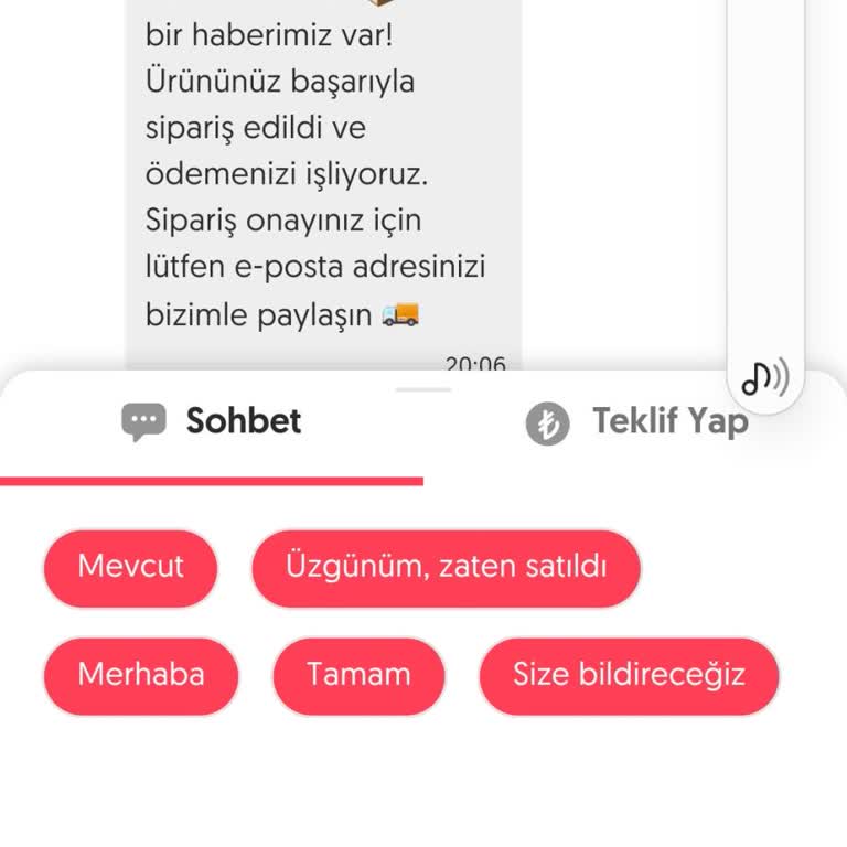 Letgo'da Şüpheli Mesaj Ve Acil Bilgilendirme Talebi
