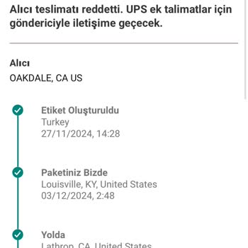 Kargo Sürecinde Yetersiz Müşteri Hizmetleri