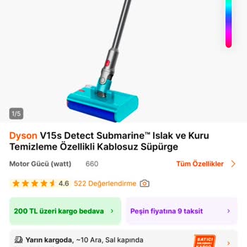 Eksik Gelen Dyson Aparatı Ve Yanıltıcı Kampanyalar