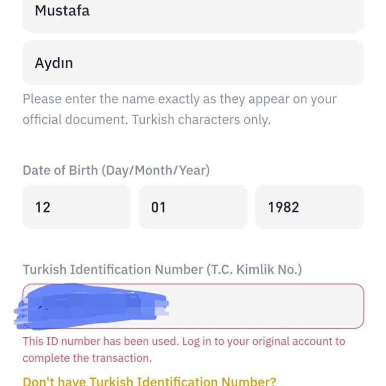 Binance Hesabına Erişim Sorunu