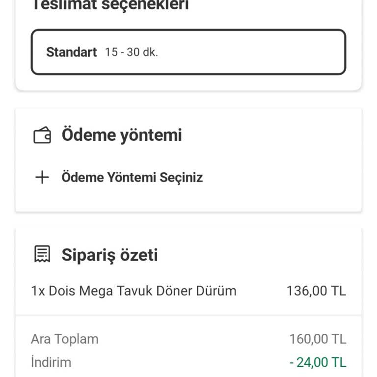 Yemeksepeti'nde İndirim Kuponu Ve Online Ödeme Sorunu
