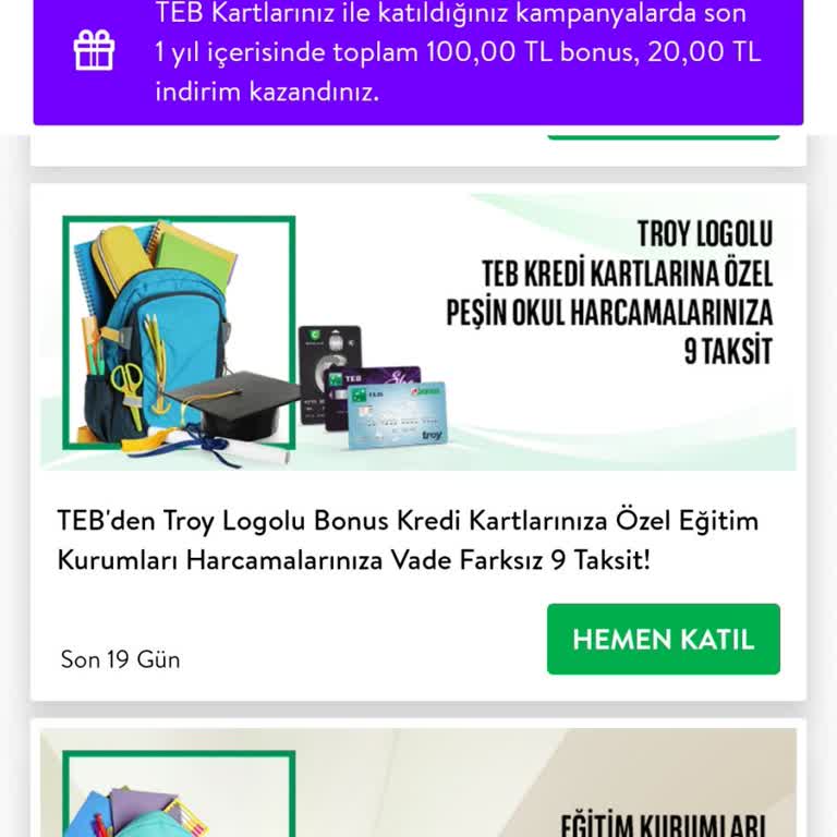 Troy Bonus Kart Taksit Sorunu