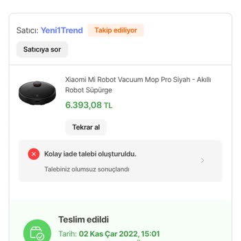 Garanti Süresi Dolan Xiaomi Robot İçin Destek Alamama Hayal Kırıklığı
