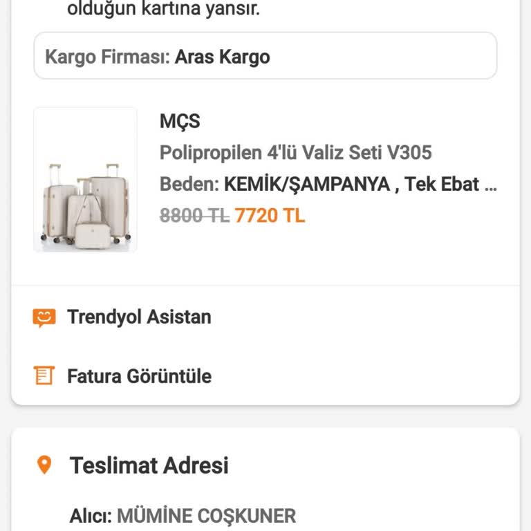 Teslimat Kabusu: Valiz Seti Hüsranı