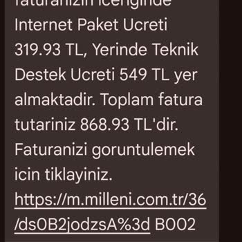 Haksız Fatura Ve Yetersiz Teknik Destek