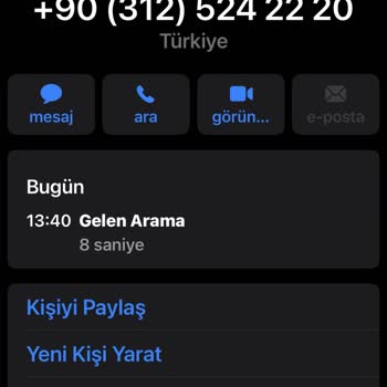 Gizemli Aramalar Ve Onaysız İşlemler