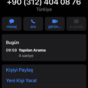 Gizemli Aramalar Ve Onaysız İşlemler