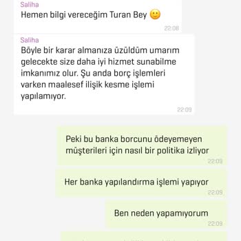 Enpara Kredi Kartı Yapılandırma Talebime Olumsuz Yanıt