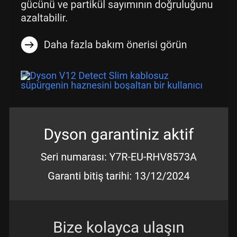 Dyson Süpürgede Garanti Ve Hizmet Hayal Kırıklığı