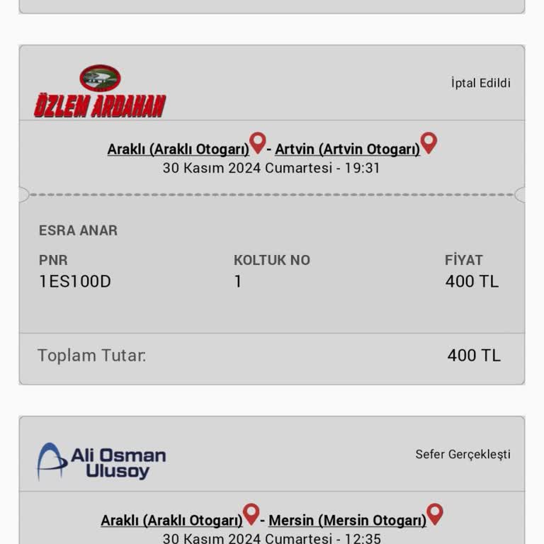 Öğrenci Bilet İadesi Sorunu