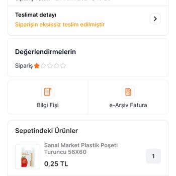 Eksik Yumurta Teslimatı Ve Fatura Sorunu