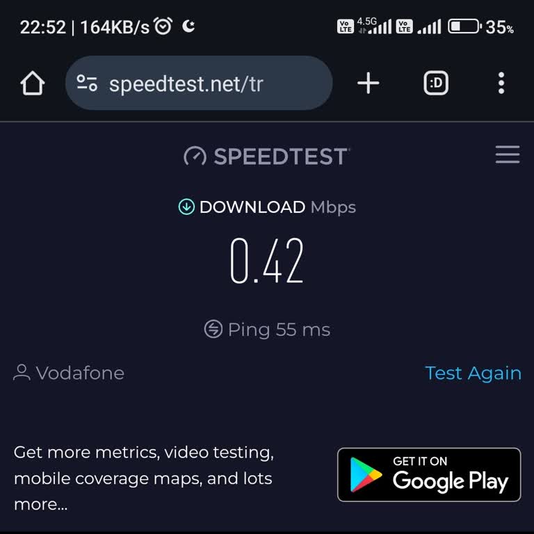 Vodafone'un Yavaş İnternet Sorunu Ve Hayal Kırıklığı