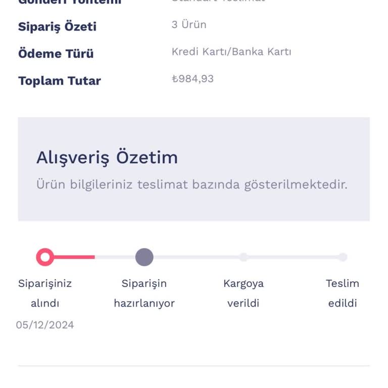 Penti'den Siparişim Hala Gönderilmedi!