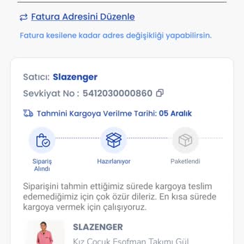 Siparişin Kargoya Verilmemesi Nedeniyle Mağduriyet