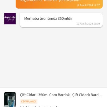 Yanlış Ürün Gönderimi Ve İade Sorunu