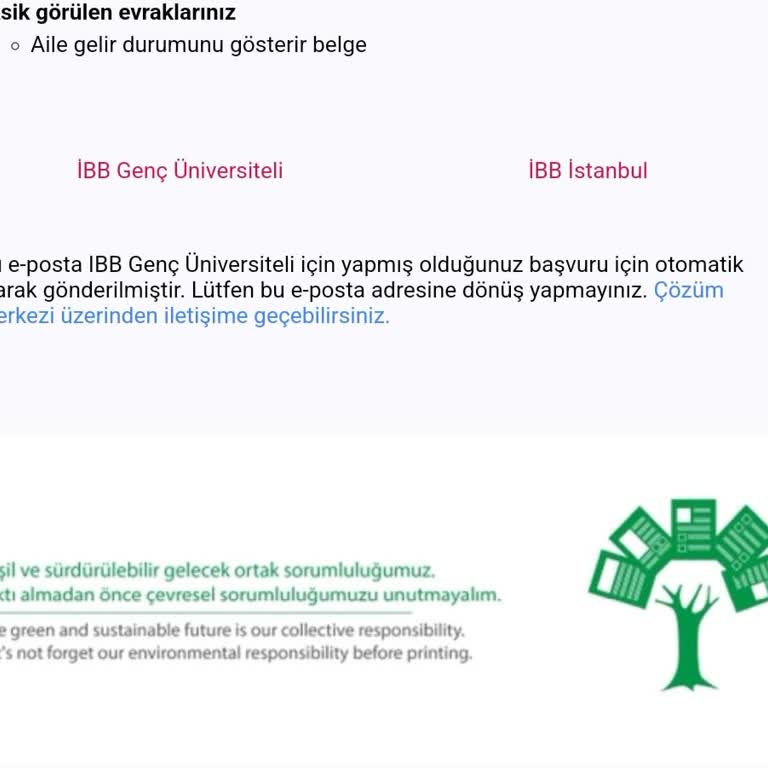 İBB Burs Başvurusunda Gelir Belgesi Sorunu