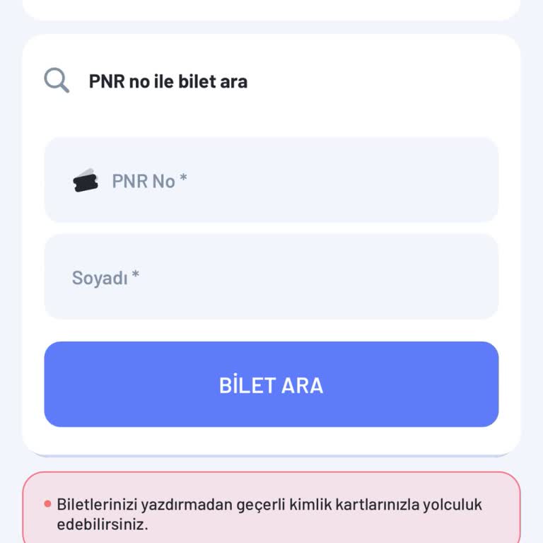 TCDD Uygulama Güncellemesi Kullanıcı Dostu Değil