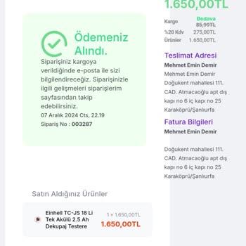 Sipariş İptalinde Yaşanan Zorluklar