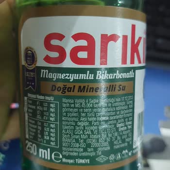 Sarıkız Maden Suyu Tat ve Koku Sorunu