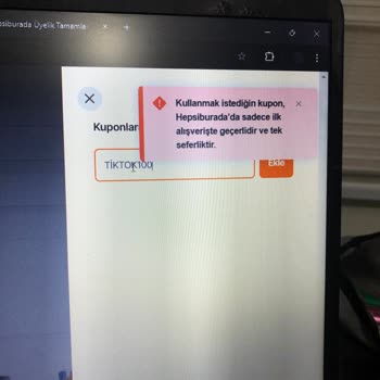 SELAM100 Kuponu Kullanılamıyor: İlk Sipariş Sorunu