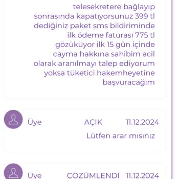 Türk Telekom'un Yanıltıcı Paket Teklifi