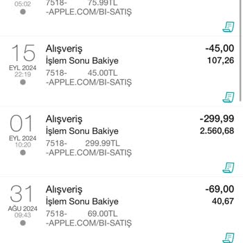 Apple.com Üzerinden İzinsiz Para Çekim İşlemleri Mağduriyeti