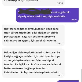 Getir Destek Hattının Yetersizliği