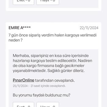 Online Alışverişte Teslimat Problemi