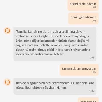 Yanlış Sipariş Ve Yetersiz Destek