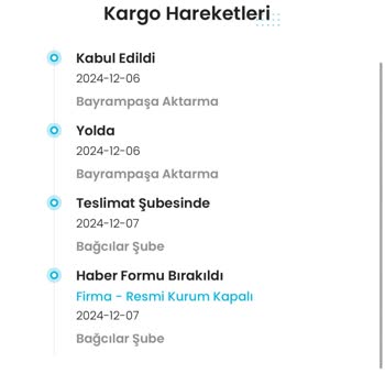 Yanlış Teslimat Ve Geciken Kargo Sorunu