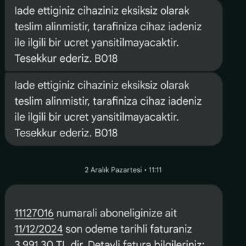 İnternet Hizmeti İptalinde Yaşanan Sorun Ve Yanıltıcı Faturalandırma