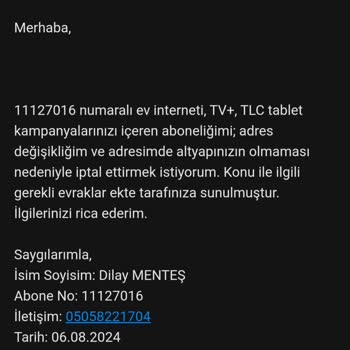 İnternet Hizmeti İptalinde Yaşanan Sorun Ve Yanıltıcı Faturalandırma