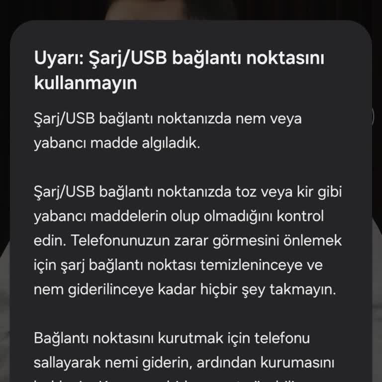 Samsung Galaxy A54 5G Şarj Sorunu Ve Yanlış Nem Uyarısı