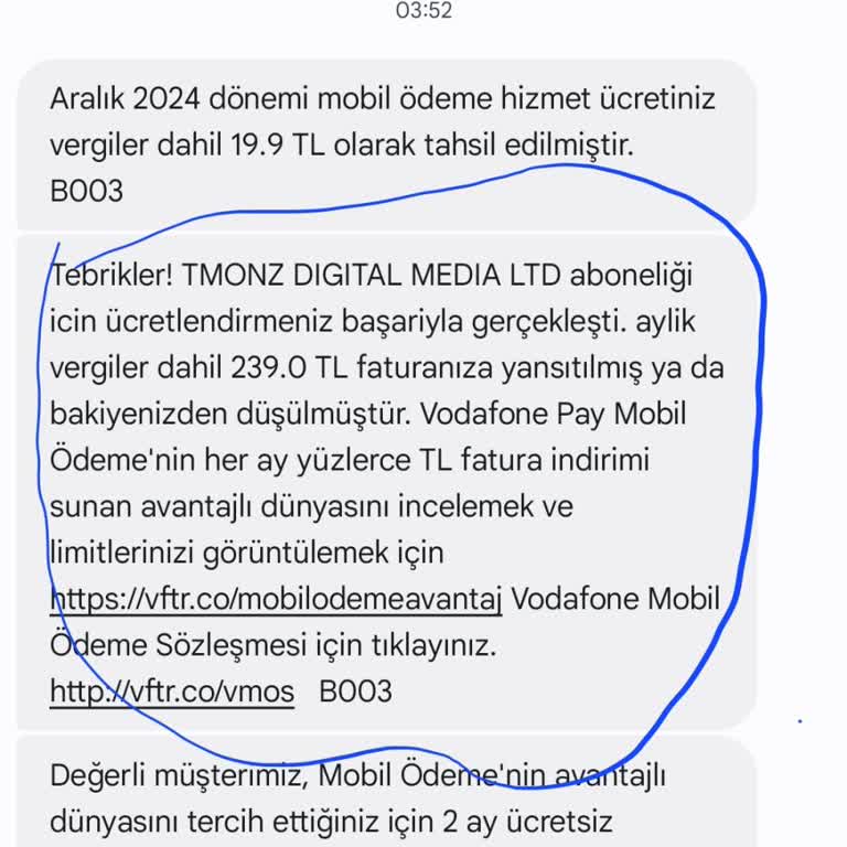 Yanlışlıkla Yapılan Abonelik Ücreti İptali Talebi