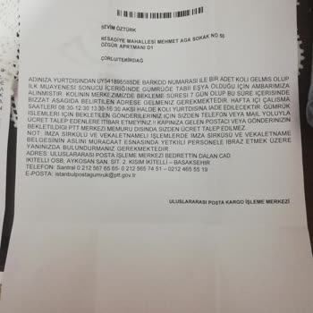 PTT Kargo Gümrük İşlemlerinde Yaşanan Zorluklar