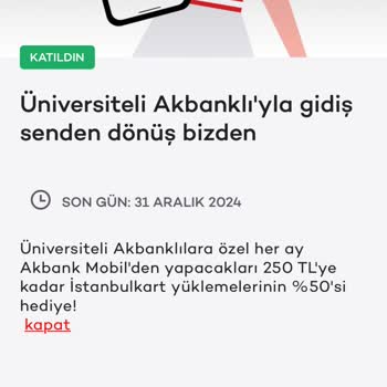 Akbank Üniversiteli Kampanyasında Ödeme Sorunu