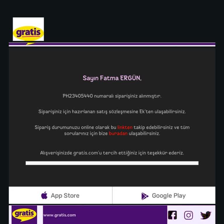 Gratis'ten Sipariş Teslimatında Gecikme Ve Takip Sorunu
