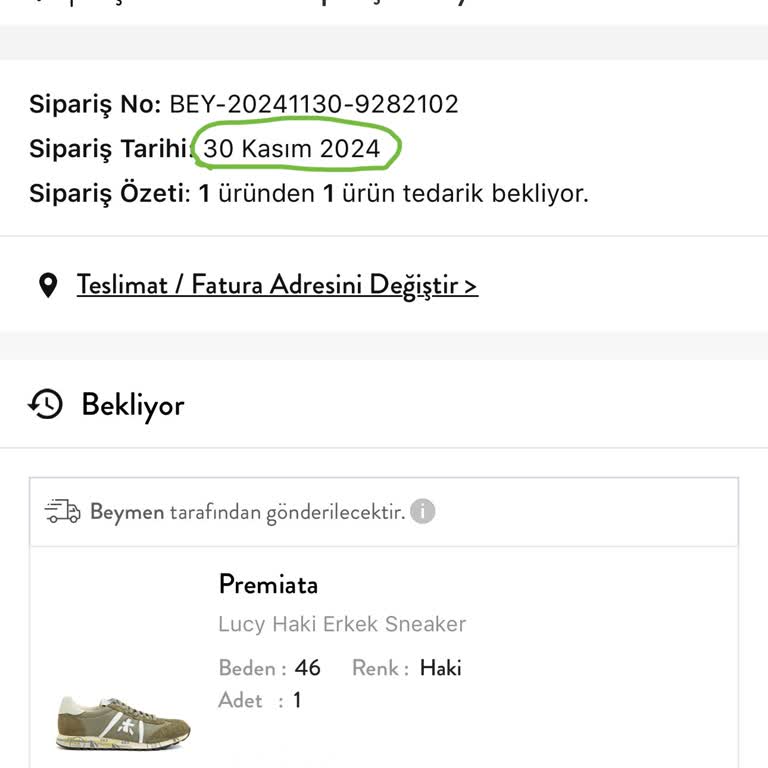 Beymen'den Sipariş Teslimatında Gecikme