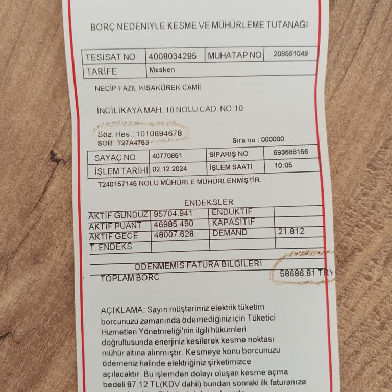 İbadethaneye Uygulanan Yüksek Gecikme Faizi