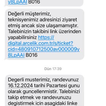 Arçelik Randevu Ertelemeleri Müşteri Memnuniyetini Zedeliyor