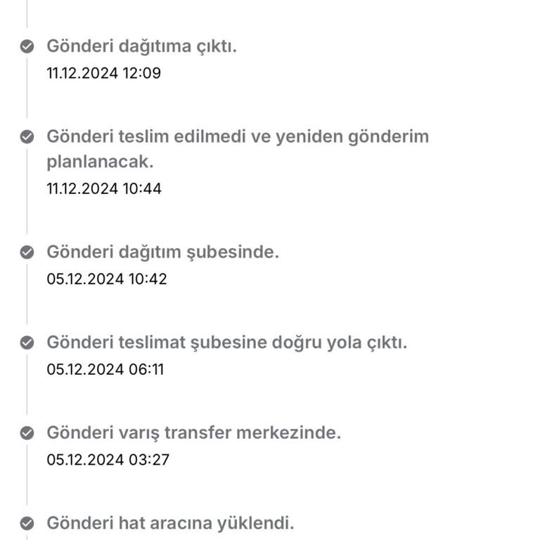 Sürat Kargo'nun Geciken Teslimat Süreci