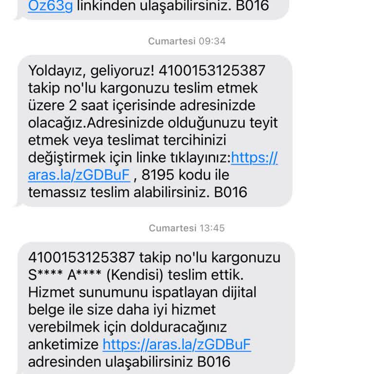 Teslim Edilmeyen Kargo Ve İlgisiz Hizmet