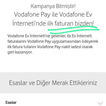 Vodafone Kampanya Vaadi Yerine Getirilmedi Ve Müşteri Hizmetleri İlgisiz