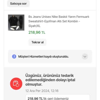 İndirimli Ürün Siparişi İptal Edildi Mağduriyet Yaşadım