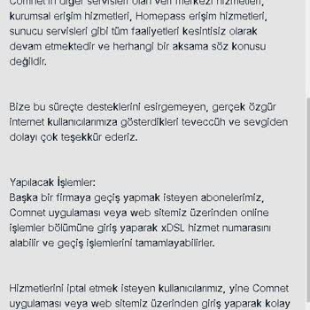 İnternet Hizmeti İptalinde Tutarsızlık Ve Ücret İadesi Sorunu