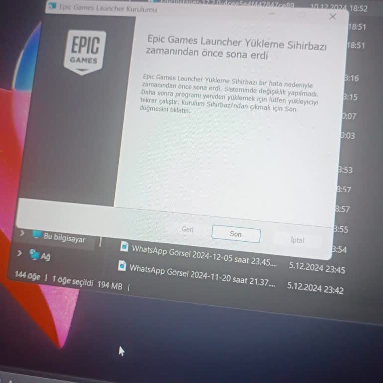 Epic Games Hatası: Oyunlarıma Erişemiyorum!