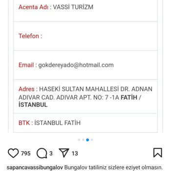 SapancaVassi  Bungalov Türsab a Kayıtlı Şirketler Güvenilir Mi?